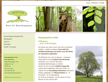 Tablet Screenshot of baumgutachten-pruem.de